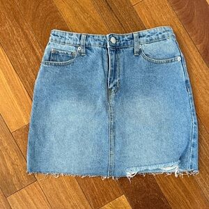 Abound Light Blue Denim Pencil Skirt, size 27